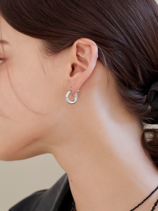 Classic Silver Hoop Earrings